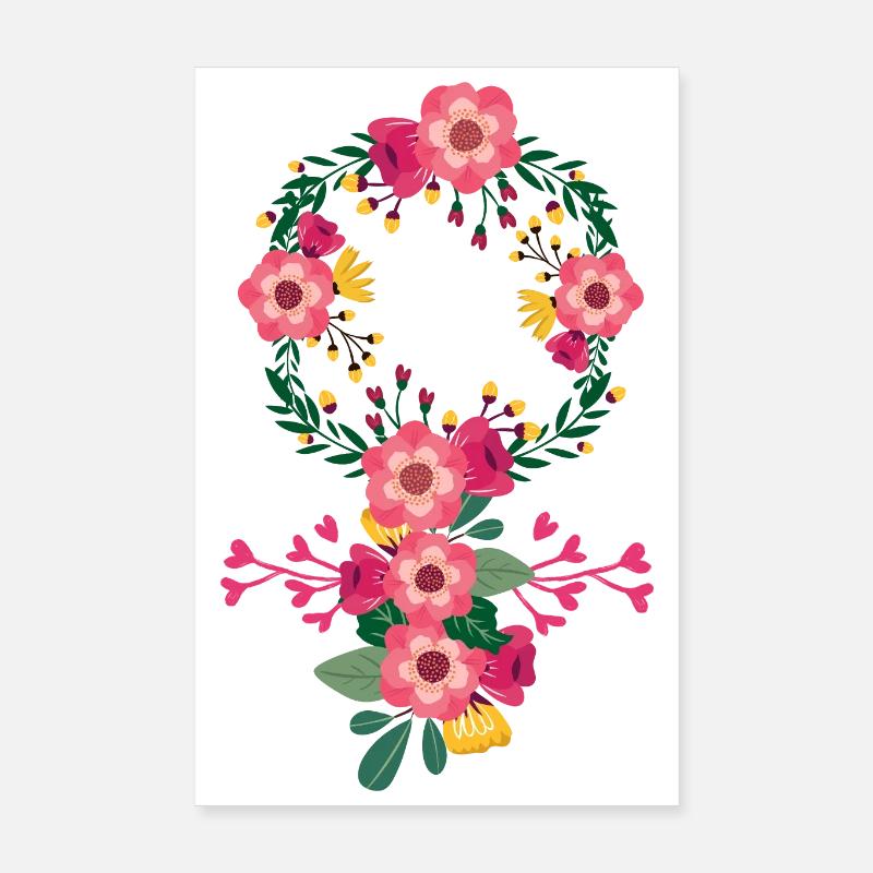 venus symbol Poster 8" x 12" (20x30 cm)