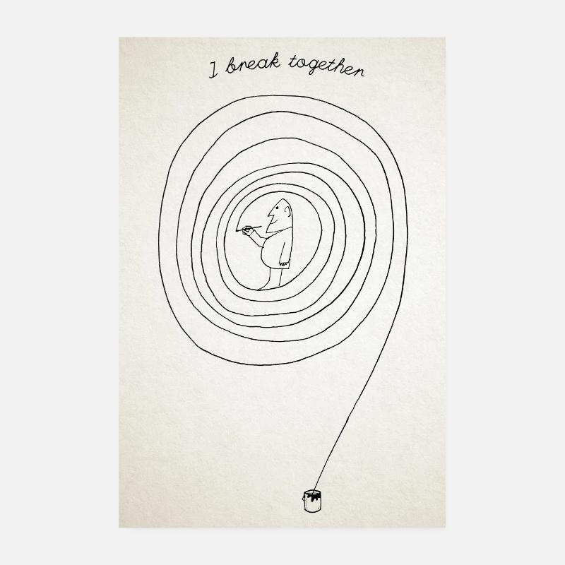 Je me casse (affiche) Poster 20 x 30 cm