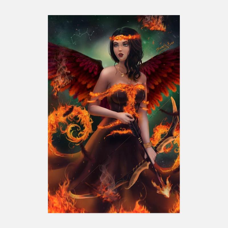 SweetyBat - Sagittarius (Sagittarius) Poster 8" x 12" (20x30 cm)