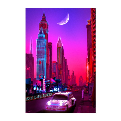 Dubai Nights - Poster 8 x 12 (20x30 cm)