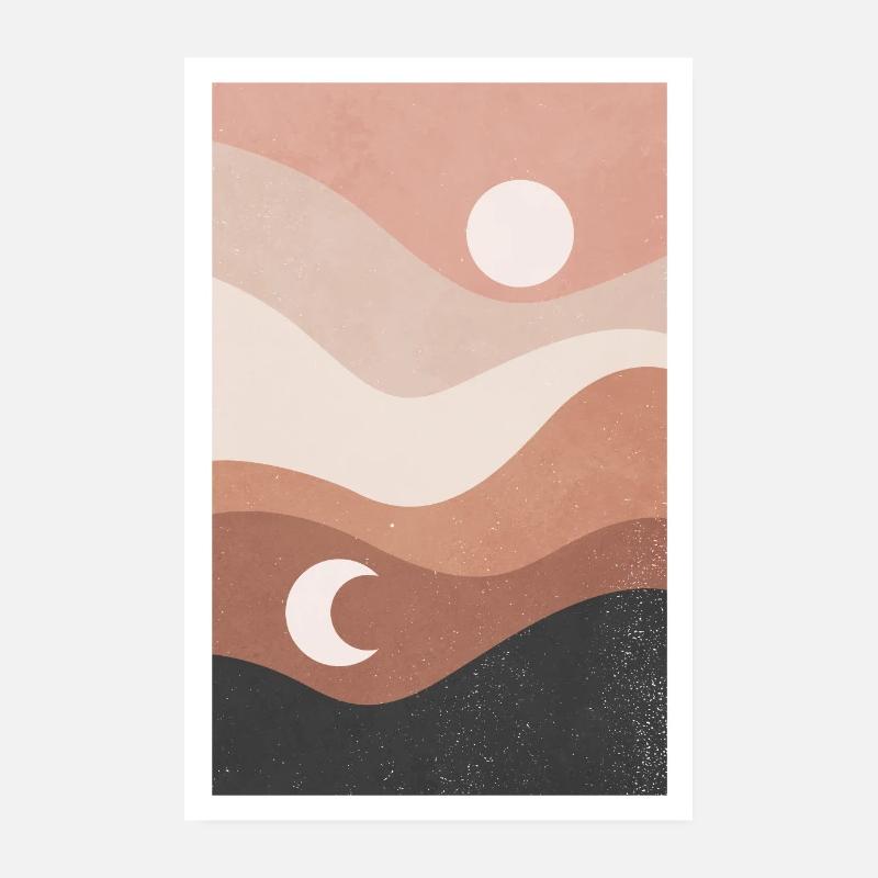 Shapescapes V1 Poster 20x30 cm