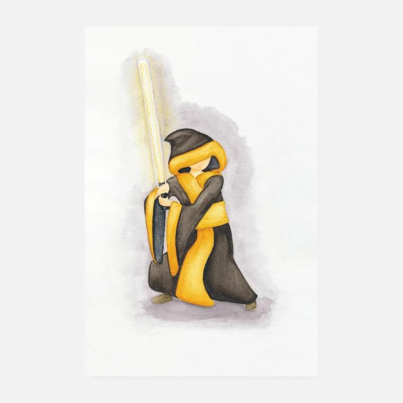 Munich Kindl avec sabre laser Poster 20 x 30 cm