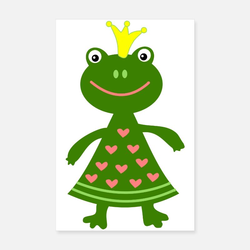 Frog Queen Poster 8" x 12" (20x30 cm)