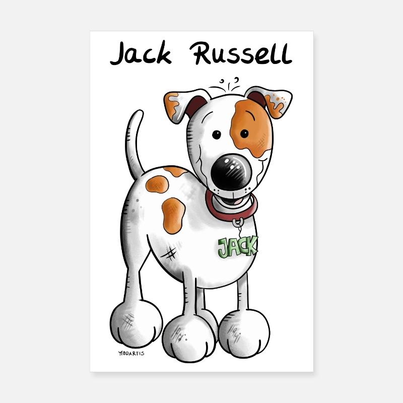Jack Russell Terrier Poster 20 x 30 cm