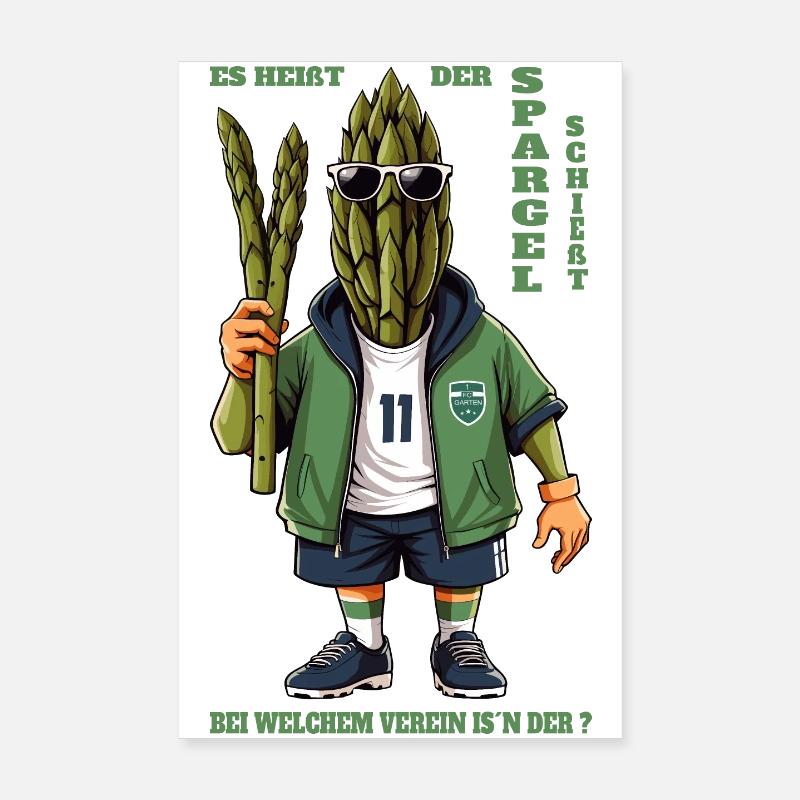 Asparagus Association Poster 8" x 12" (20x30 cm)
