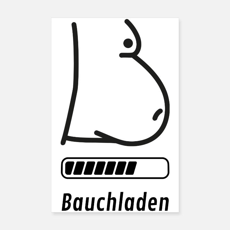 Bauchladen Poster 20x30 cm