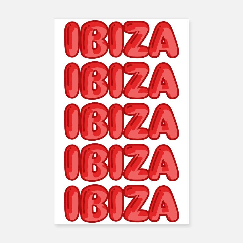 Reise Ibiza Poster 20x30 cm