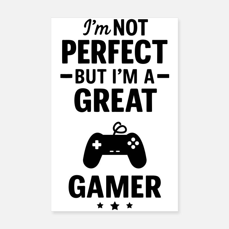 Super Gamer Videospiel Controller Poster 20x30 cm