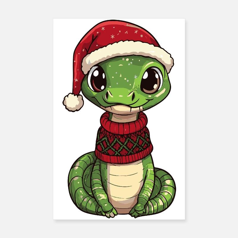 Noël de Noël Cobra Serpent Poster 20 x 30 cm