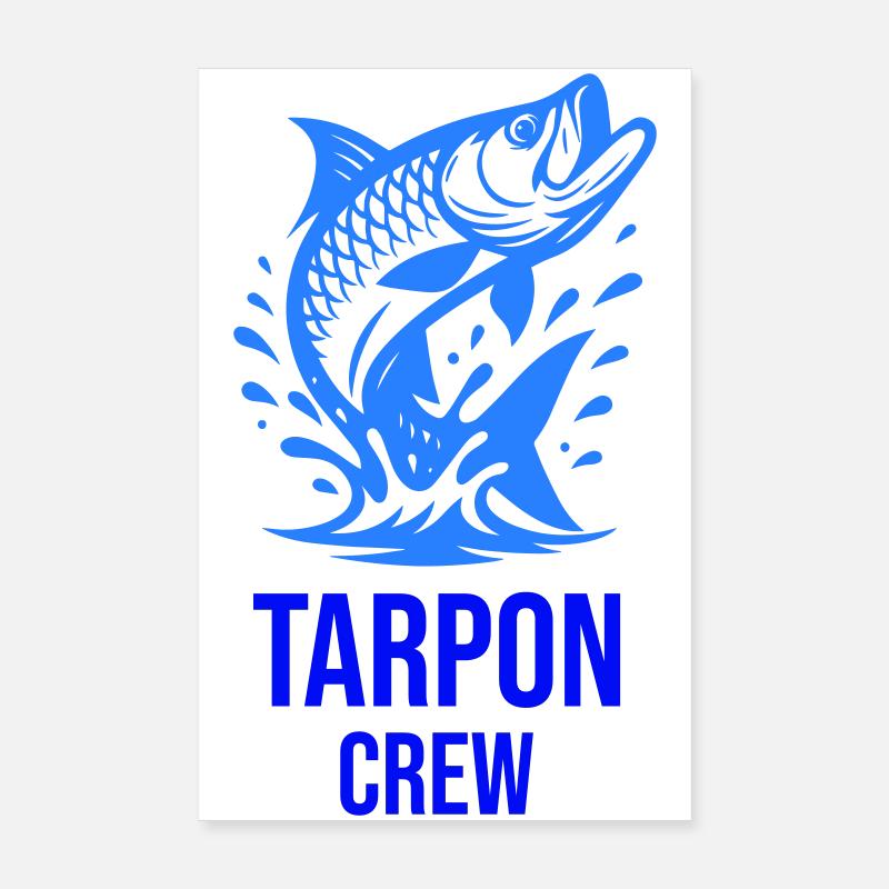 Équipage Tarpon - pêche en haute mer Poster 20 x 30 cm