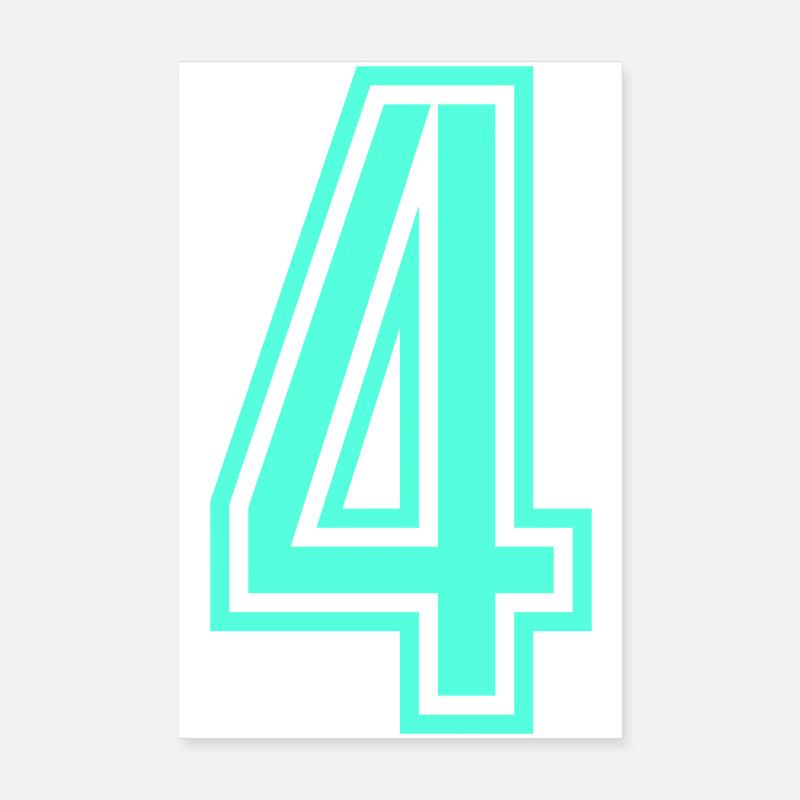 4 Poster 8" x 12" (20x30 cm)