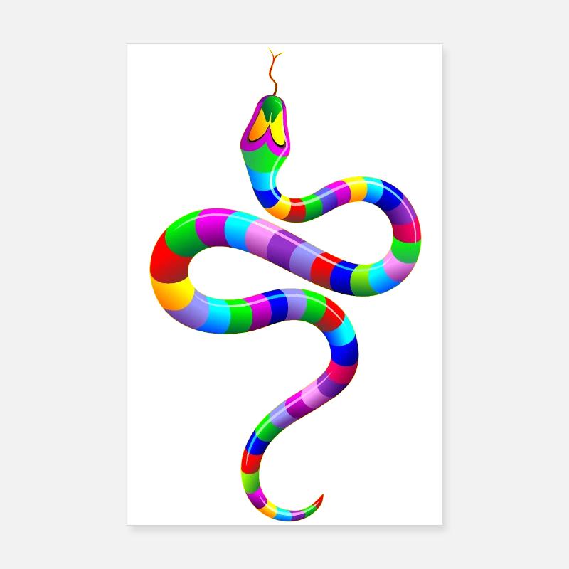 Rêve du Serpent Prismatique Poster 20 x 30 cm