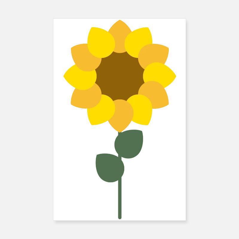 Sonnenblume Poster 20x30 cm