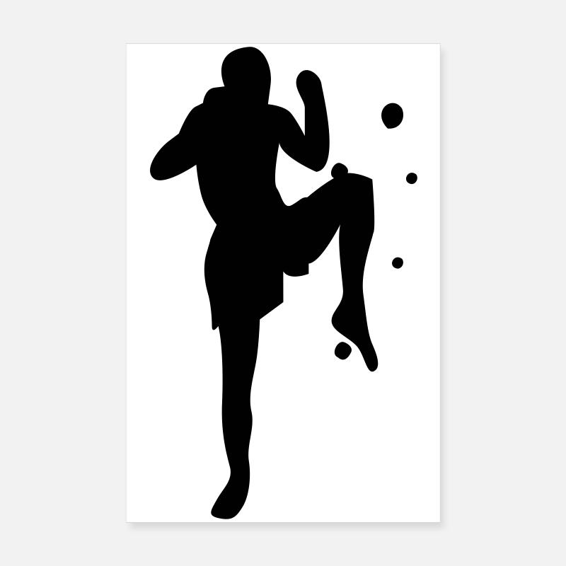 Kickboxen Poster 20x30 cm