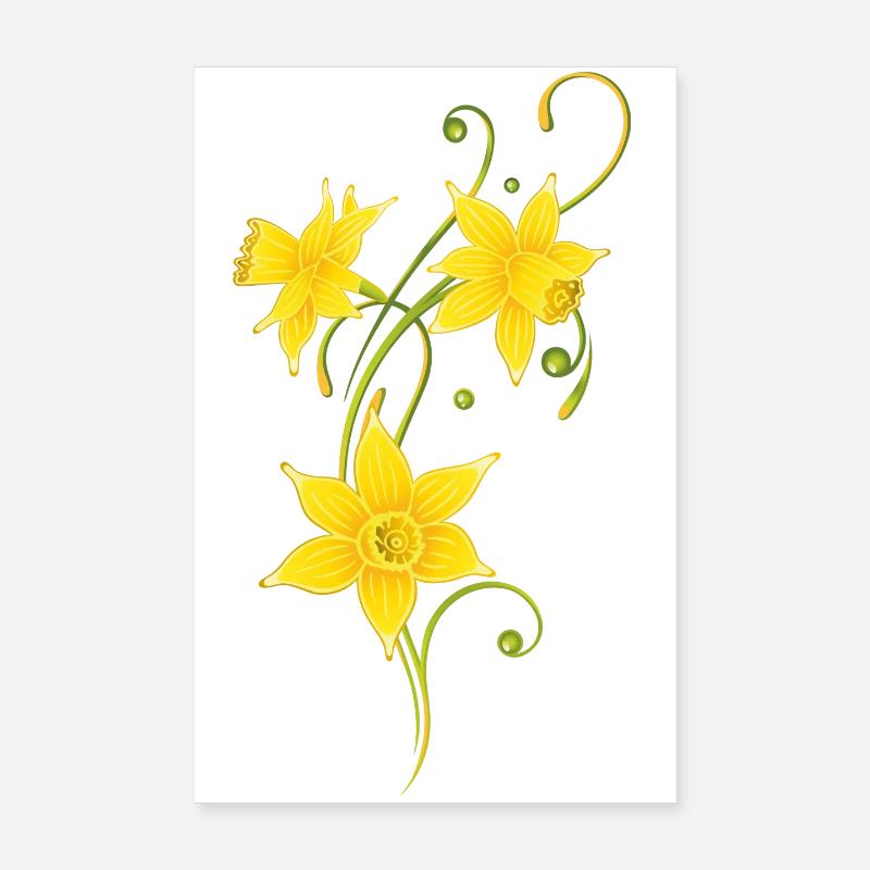Narzisse Osterglocken Ostern Poster 20x30 cm
