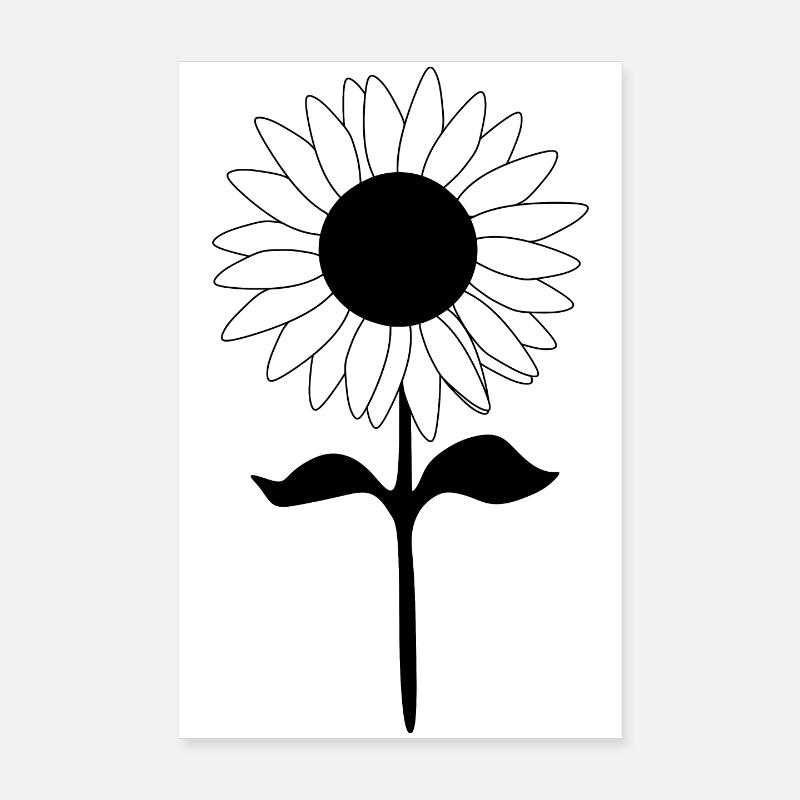 Blume Blumen Sonnenblume Blüte Geschenk Muttertag Poster 20x30 cm