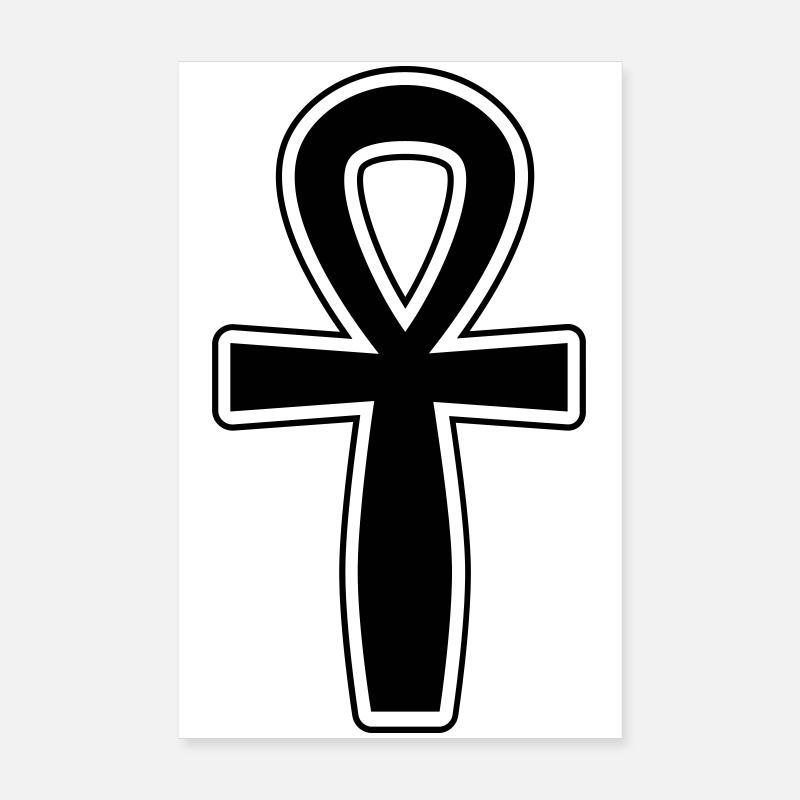 Symbole Ankh Poster 20 x 30 cm