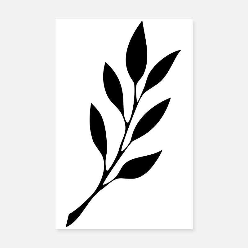 fruehmorgens Tattoo Logo schwarz Poster 20x30 cm