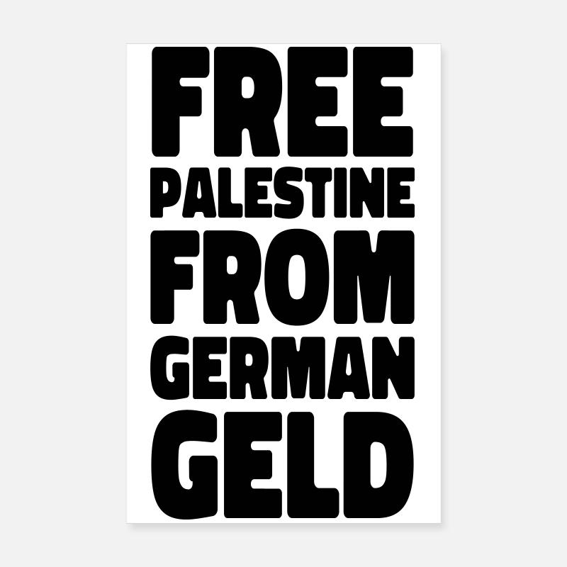 solidarität mit Israel Poster 20x30 cm