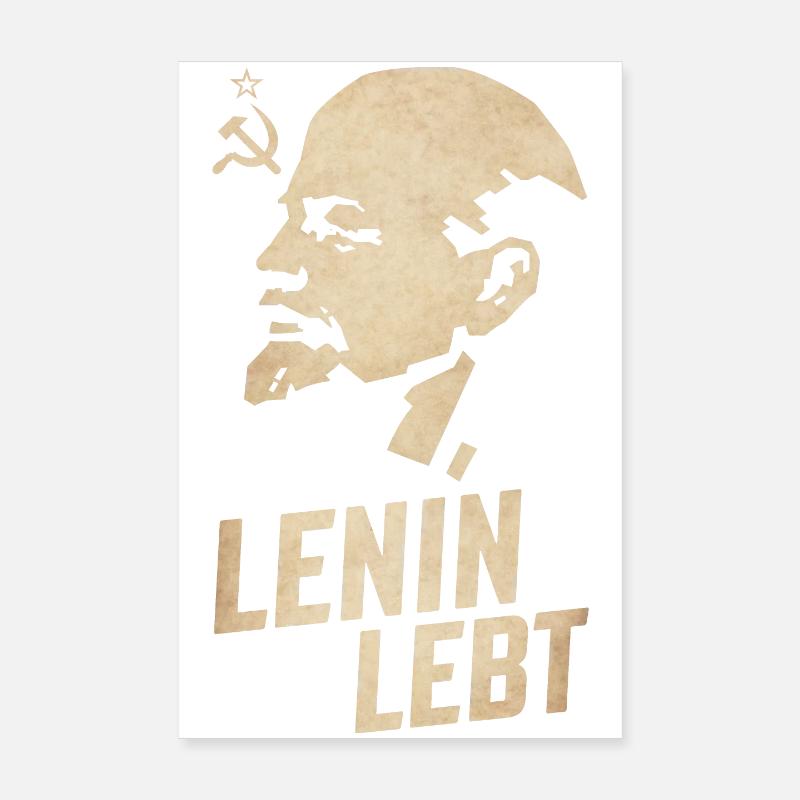 Lenin Lebt Poster 20x30 cm