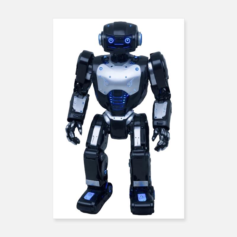 Robot - Poster 20 x 30 cm - blanc