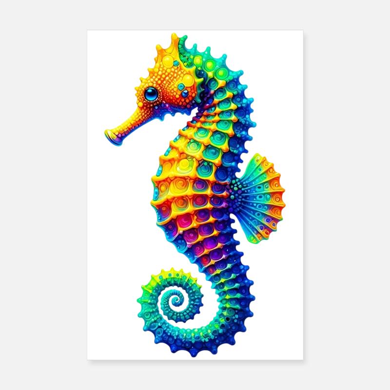 Seepferdchen Poster 20x30 cm
