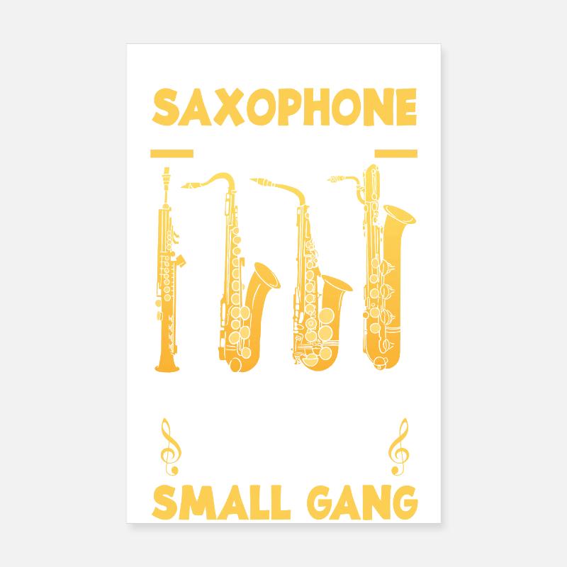 Saxophone Poster 20 x 30 cm