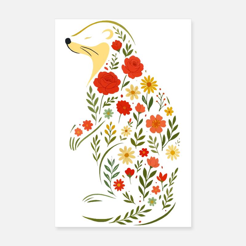 Otter Poster 20x30 cm