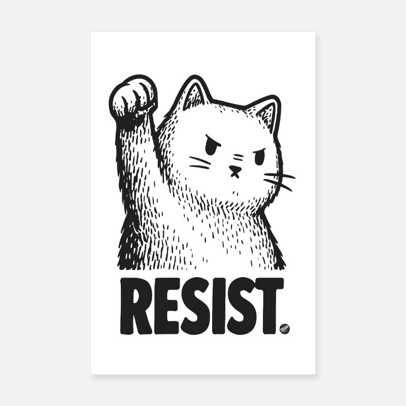 Katzenaufstand Poster 20x30 cm