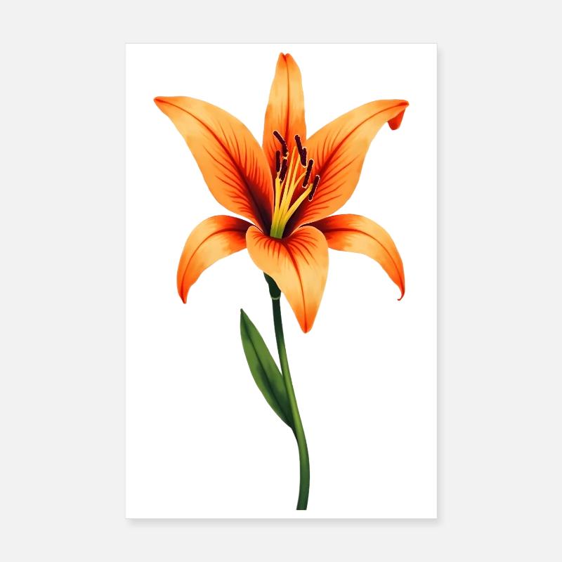 Lily Poster 8" x 12" (20x30 cm)