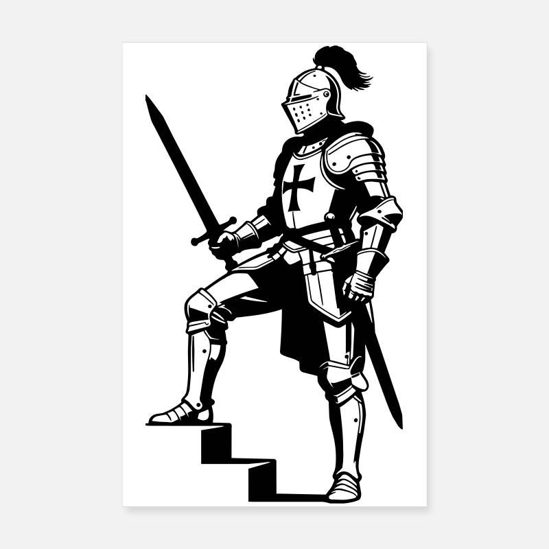 chevalier Poster 20 x 30 cm
