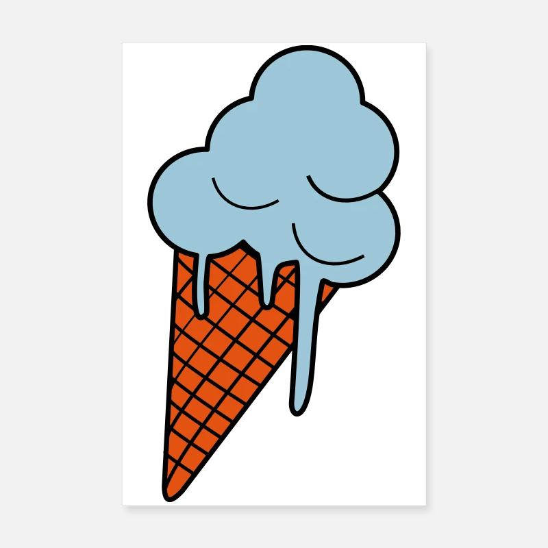 Fonte des glaces Poster 20 x 30 cm