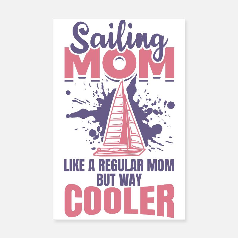 Segler Mama Poster 20x30 cm