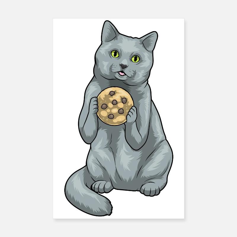 Britisch Kurzhaar Cookie Poster 20x30 cm