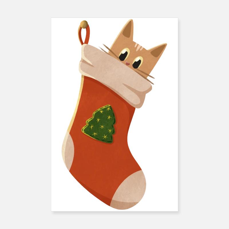 Cute kitten in boots Poster 8" x 12" (20x30 cm)