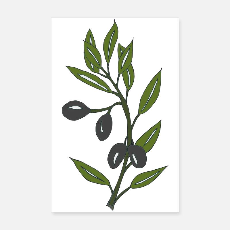 Rameau d’olivier Poster 20 x 30 cm