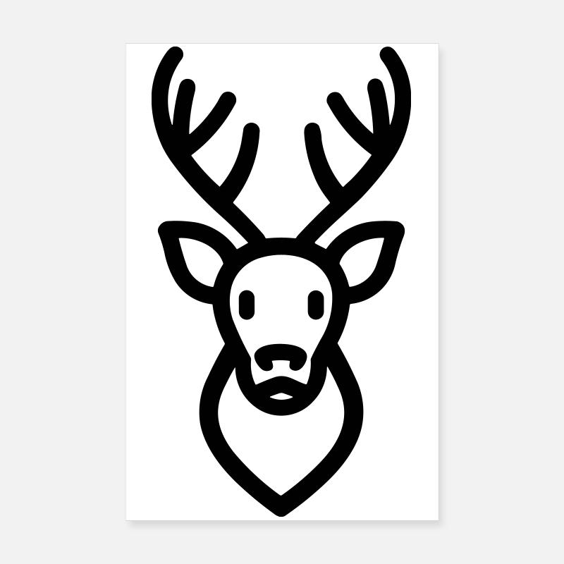 caribou Poster 8" x 12" (20x30 cm)