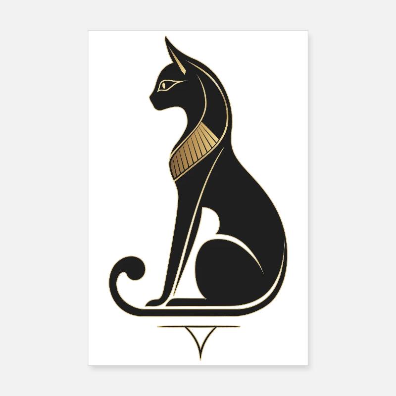 Chat égyptien Poster 20 x 30 cm