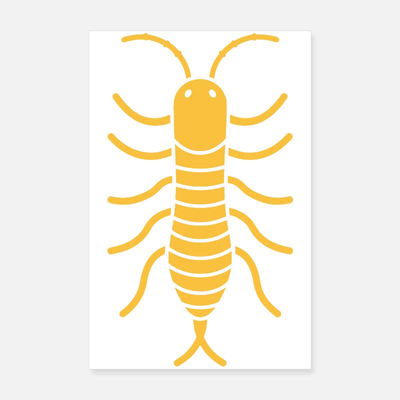 Tausendfüßler Poster 20x30 cm