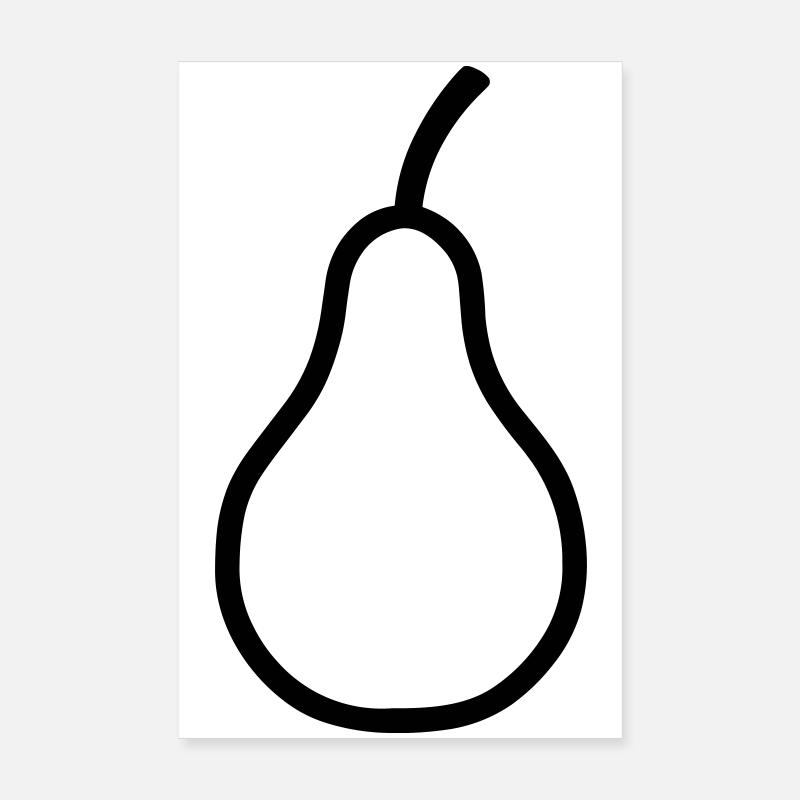 pear Poster 8" x 12" (20x30 cm)