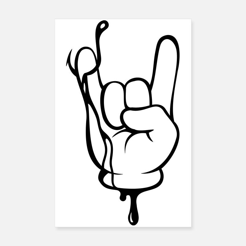 Continuez à balancer sur l’eau – La chemise de pêche ! Poster 20 x 30 cm