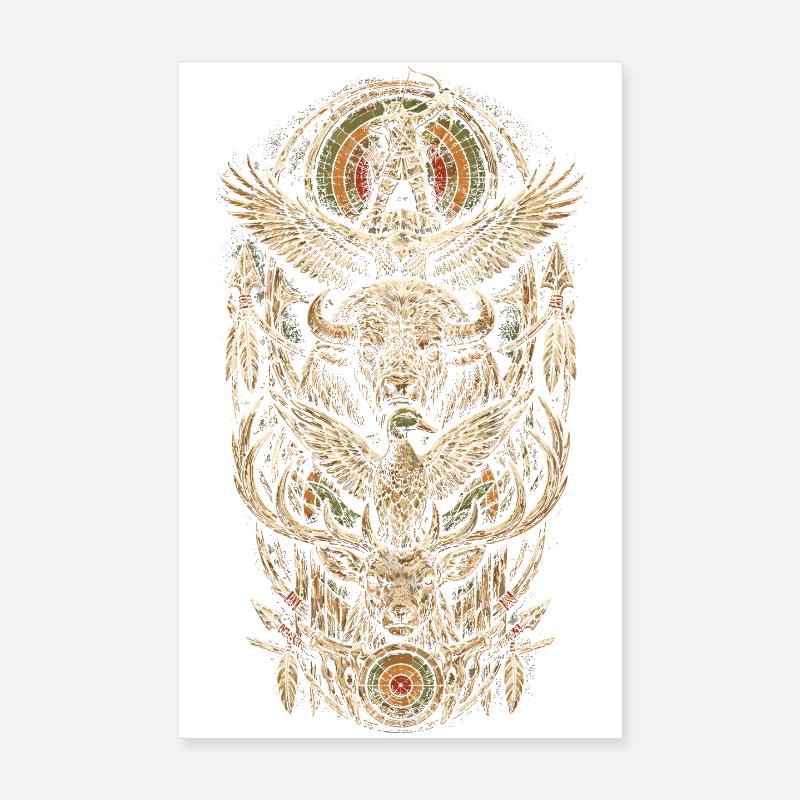 Archery Archer Poster 8" x 12" (20x30 cm)