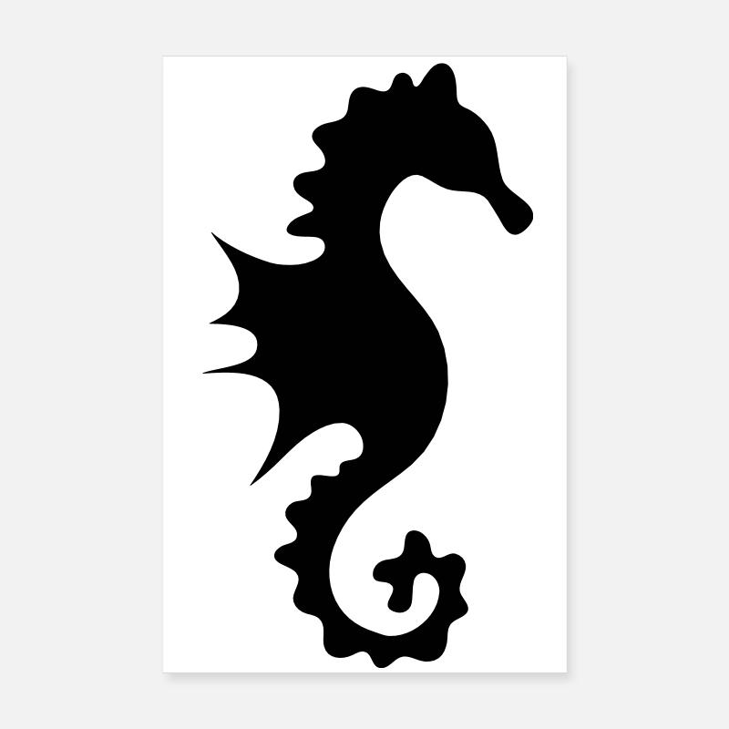 un hippocampe Poster 20 x 30 cm