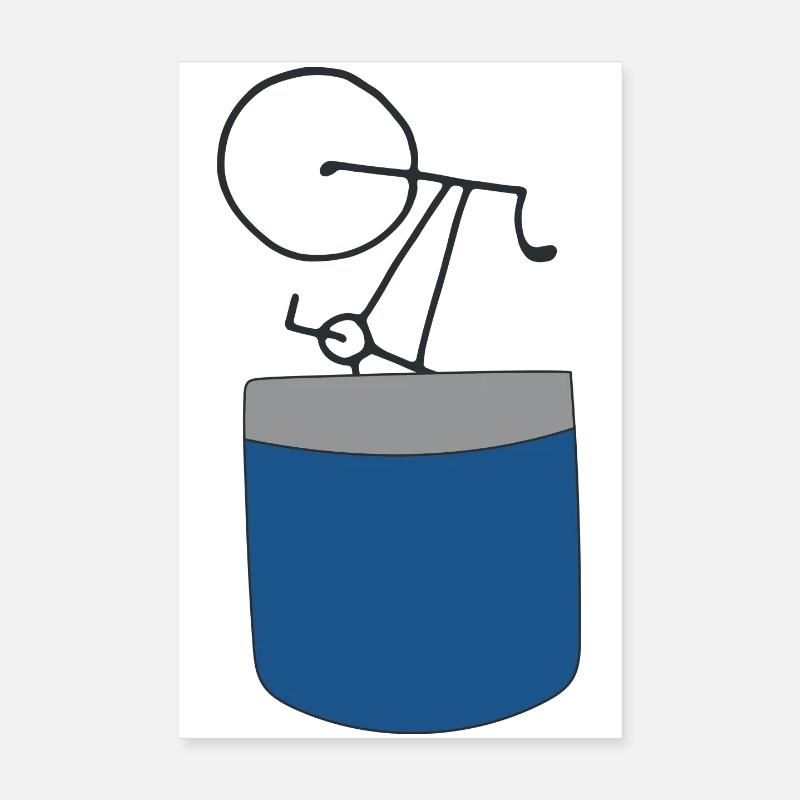 bicycle Poster 8" x 12" (20x30 cm)
