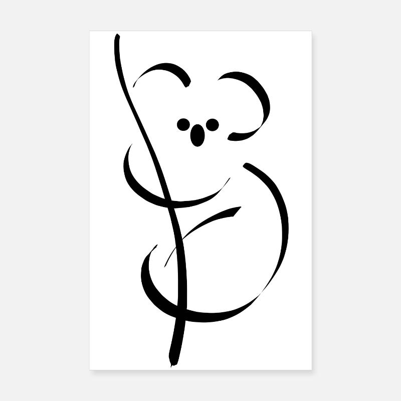 Koala Poster 20 x 30 cm