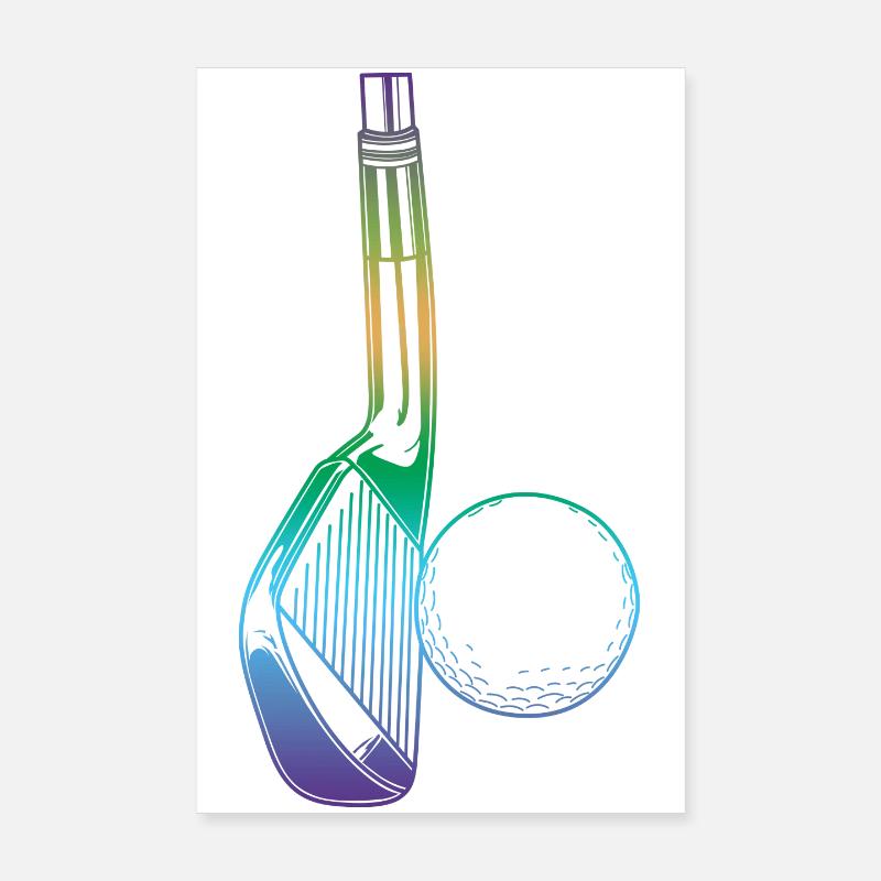 Golf Poster 20x30 cm