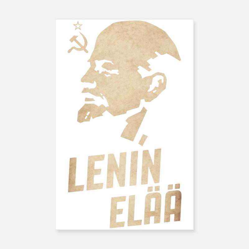 Lénine vit Poster 20 x 30 cm
