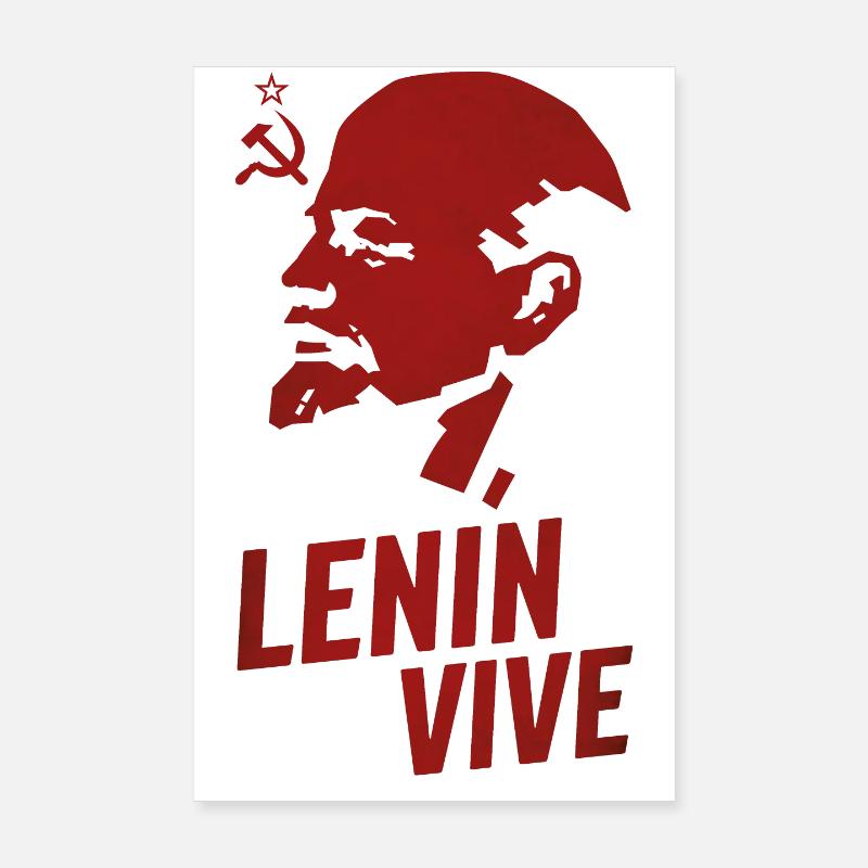 Lénine vit Poster 20 x 30 cm