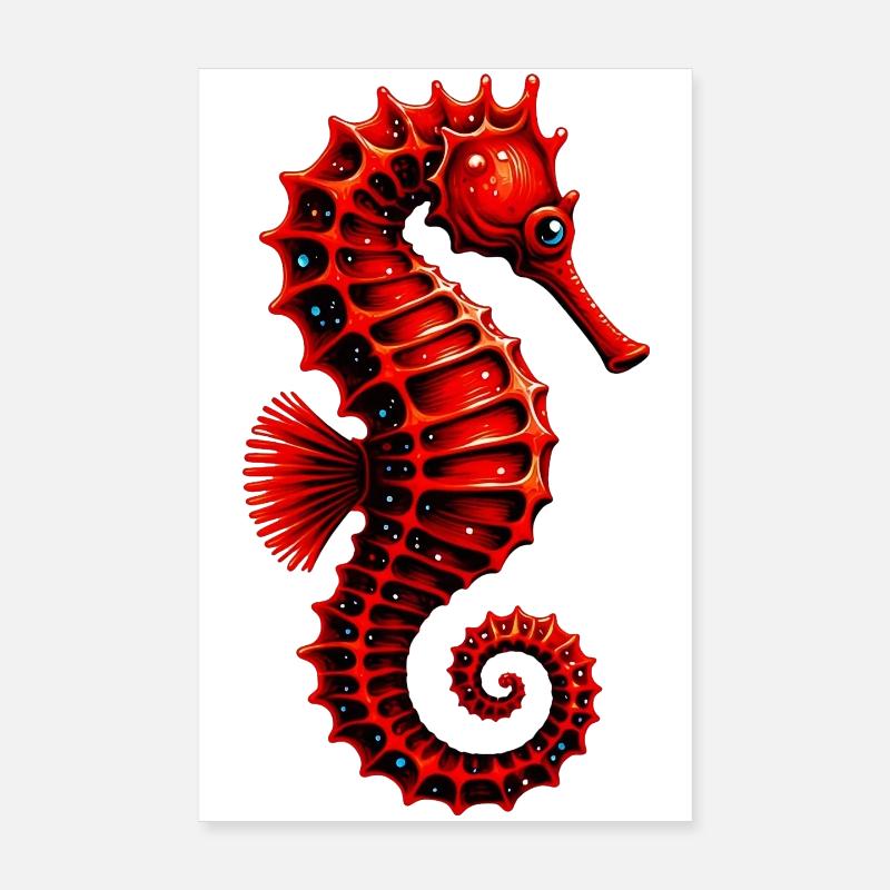 Seepferdchen Poster 20x30 cm
