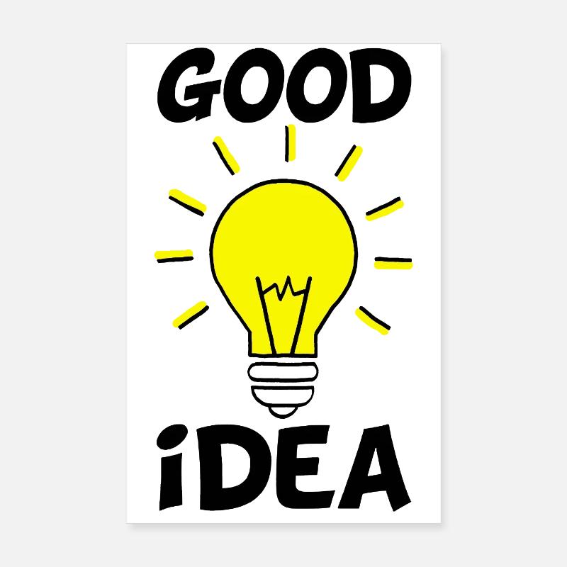 Die richtige Idee Poster 20x30 cm
